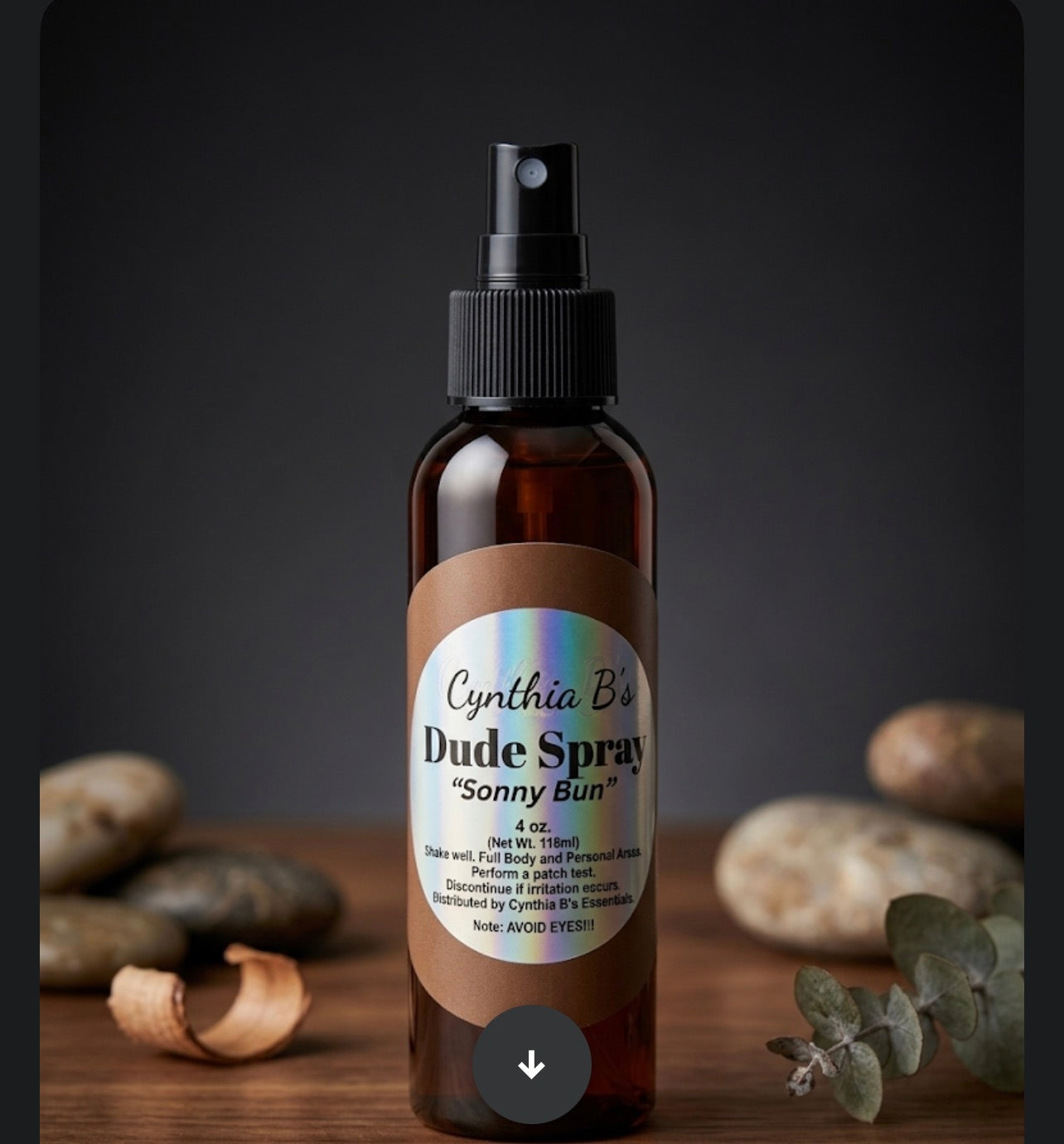Sonny Bun Dude Spray 4oz