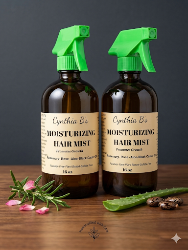 Moisturizing Hair Mist 16oz Glass Container