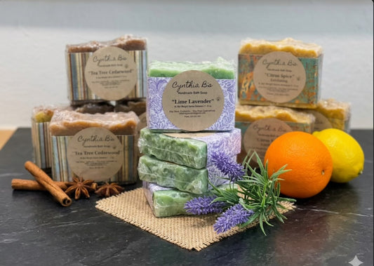 Handmade Bath Soaps Large 7-9oz Bars! Lots of Lather!