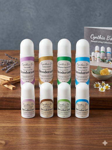 Natural Deodorant Roll-On 2oz Enjoy (4) Scents Male Female Unisex